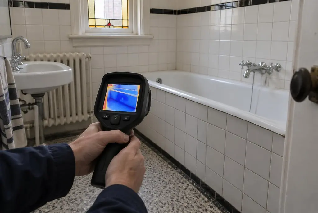 Lekdetectie Maartensdijk – onderzoek in een badkamer van een oudere woning
