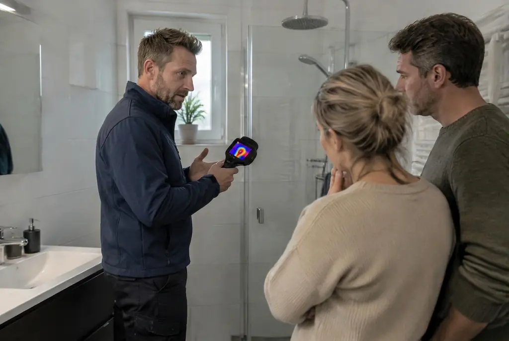 Lekdetectie Maartensdijk – specialist legt bevindingen uit aan bewoner